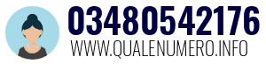 Numero di telefono 03480542176 03480542176