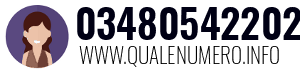 Numero di telefono 03480542202 03480542202