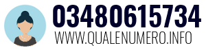 Numero di telefono 03480615734 03480615734