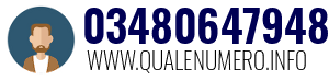 Numero di telefono 03480647948 03480647948