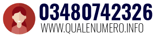 Numero di telefono 03480742326 03480742326