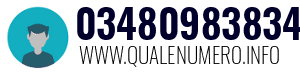 Numero di telefono 03480983834 03480983834