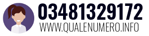 Numero di telefono 03481329172 03481329172