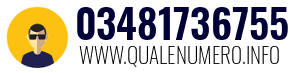 Numero di telefono 03481736755 03481736755