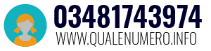 Numero di telefono 03481743974 03481743974
