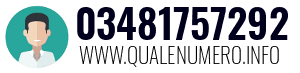 Numero di telefono 03481757292 03481757292