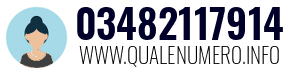Numero di telefono 03482117914 03482117914