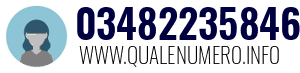 Numero di telefono 03482235846 03482235846