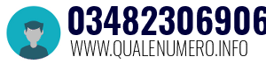 Numero di telefono 03482306906 03482306906
