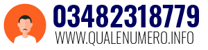Numero di telefono 03482318779 03482318779