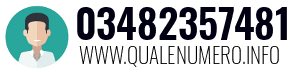 Numero di telefono 03482357481 03482357481