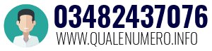Numero di telefono 03482437076 03482437076