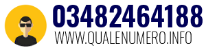 Numero di telefono 03482464188 03482464188