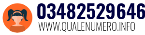 Numero di telefono 03482529646 03482529646