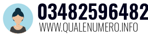 Numero di telefono 03482596482 03482596482