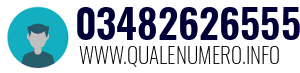 Numero di telefono 03482626555 03482626555