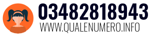Numero di telefono 03482818943 03482818943