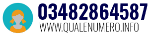 Numero di telefono 03482864587 03482864587