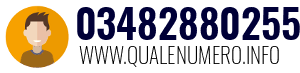 Numero di telefono 03482880255 03482880255