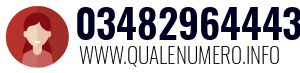 Numero di telefono 03482964443 03482964443