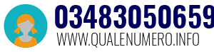 Numero di telefono 03483050659 03483050659