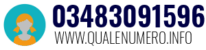 Numero di telefono 03483091596 03483091596