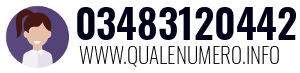 Numero di telefono 03483120442 03483120442