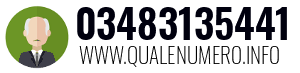 Numero di telefono 03483135441 03483135441