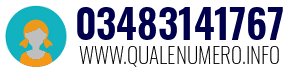 Numero di telefono 03483141767 03483141767