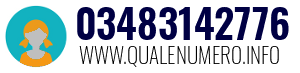 Numero di telefono 03483142776 03483142776