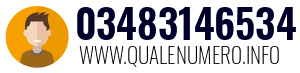 Numero di telefono 03483146534 03483146534