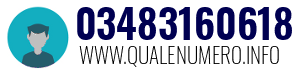Numero di telefono 03483160618 03483160618