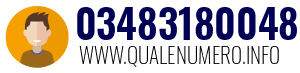 Numero di telefono 03483180048 03483180048