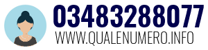 Numero di telefono 03483288077 03483288077