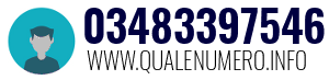 Numero di telefono 03483397546 03483397546
