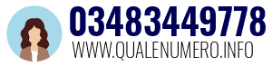 Numero di telefono 03483449778 03483449778