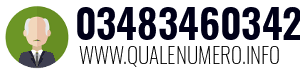 Numero di telefono 03483460342 03483460342