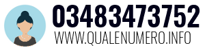 Numero di telefono 03483473752 03483473752