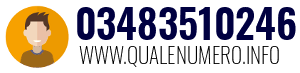 Numero di telefono 03483510246 03483510246