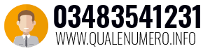 Numero di telefono 03483541231 03483541231