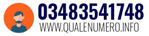 Numero di telefono 03483541748 03483541748