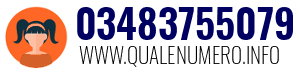 Numero di telefono 03483755079 03483755079