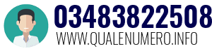 Numero di telefono 03483822508 03483822508