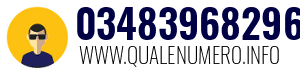 Numero di telefono 03483968296 03483968296