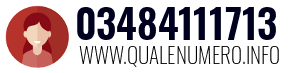 Numero di telefono 03484111713 03484111713