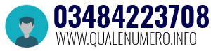 Numero di telefono 03484223708 03484223708
