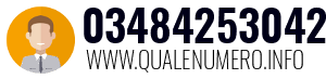 Numero di telefono 03484253042 03484253042