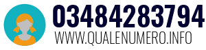 Numero di telefono 03484283794 03484283794
