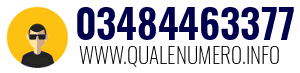 Numero di telefono 03484463377 03484463377