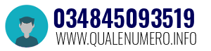 Numero di telefono 034845093519 034845093519
